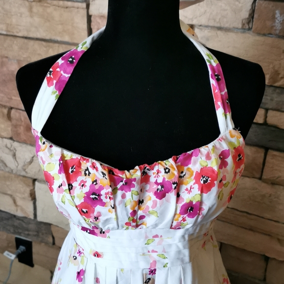 Floral Halter Dress - Picture 2 of 8